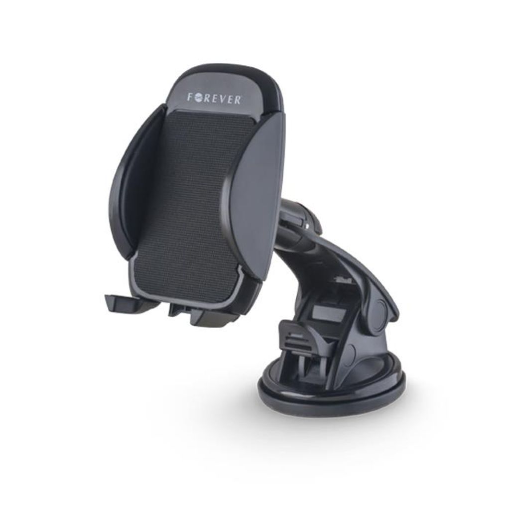 Forever Universeller 360 drehbar Auto Windschutzscheiben Halterung / Halter für Handy 12cm Adjustable Leg Window / Panel (6-9cm) Schwarz