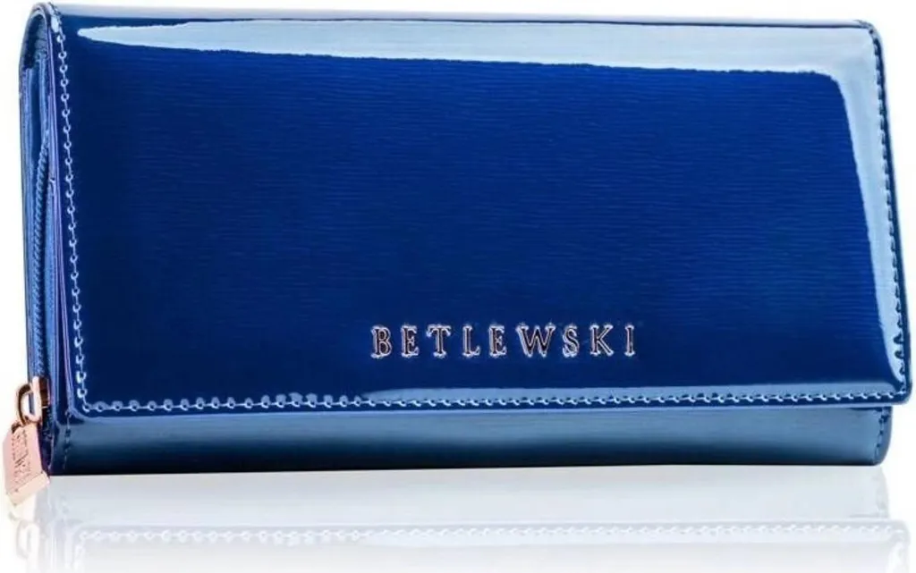 Portafoglio Uomo Betlewski Blu: Ideale per Viaggi e Uso Quotidiano