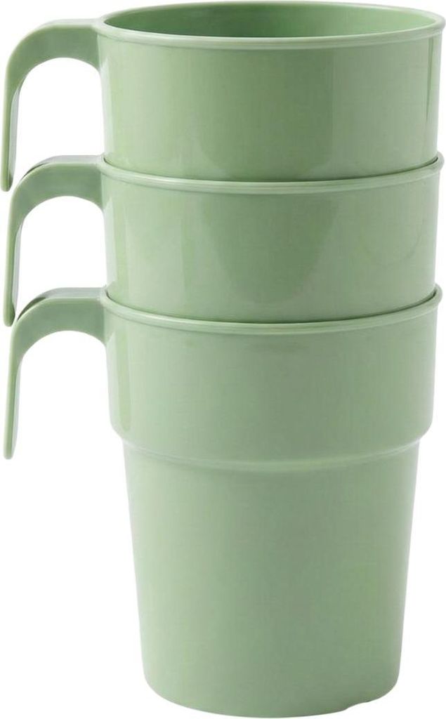 Opakovane použiteľné plastové poháre na kávu 3 ks. 300 ml Obrázok produktu 