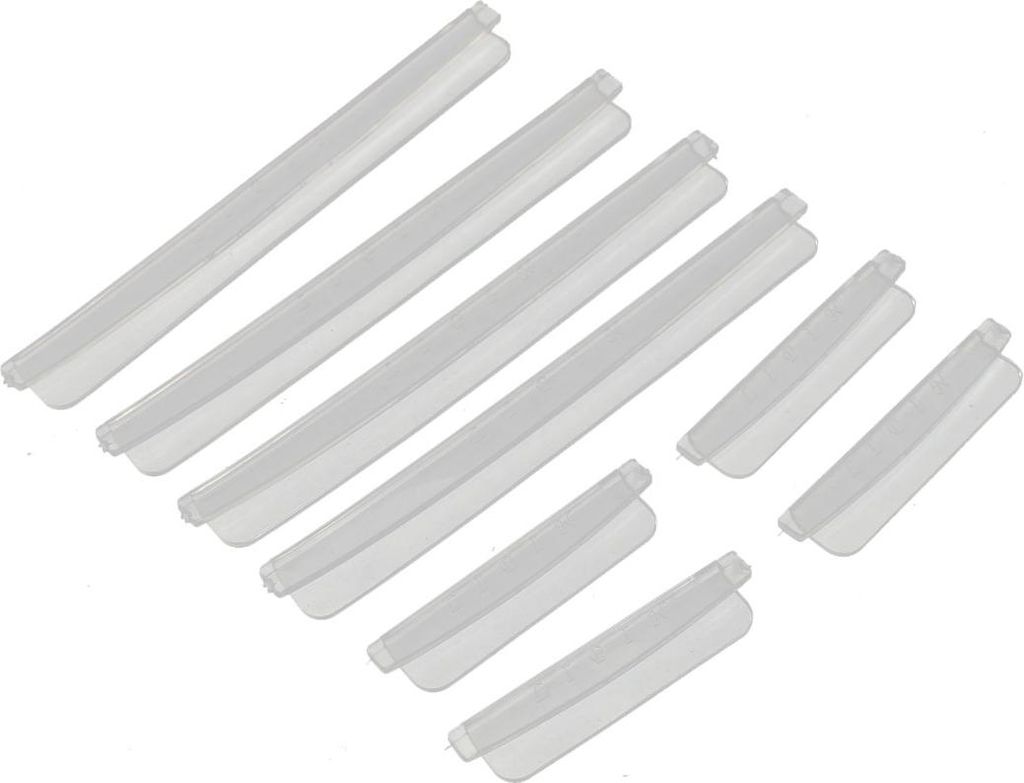 Plastik Auto Fahrzeug Türkante Kratzer Streifen Schutz Schutz 8 in 1 Klar DE de