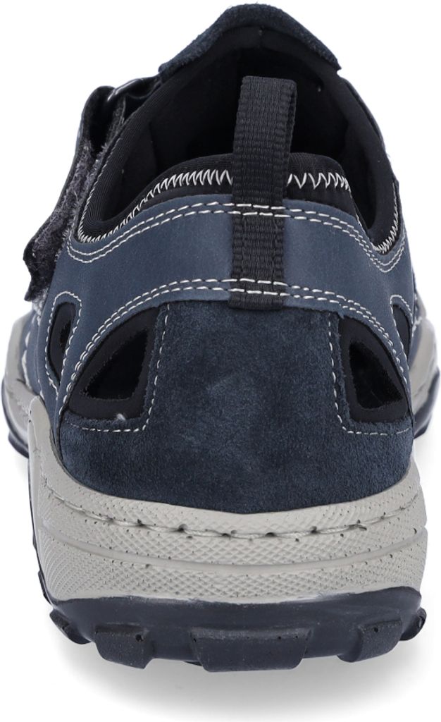 Rieker Herren Klett Halbschuh durchbrochen dunkelblau 44 Produktbild 60