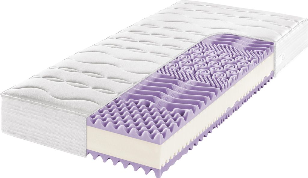 FRANKENSTOLZ Natura KS Schaummatratze Bezug 100% kbA Baumwolle : Größe - 80x200 cm, Härtegrad - H2