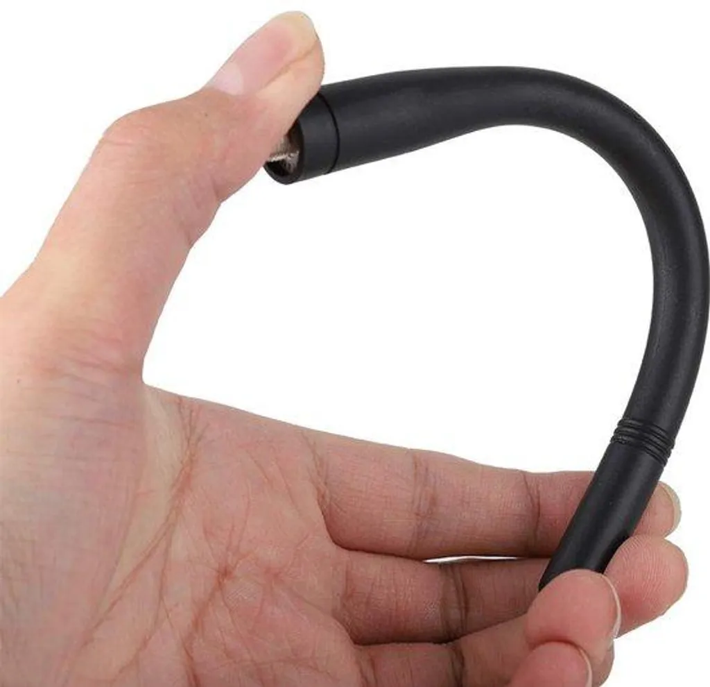 Antenne VHF 136-174 MHz flexible 16,8 cm avec connecteur SMA mâle