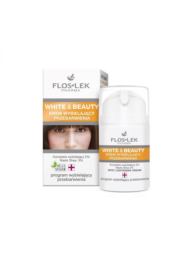 Flos-Lek White & Beauty Krem wybielający przebarwienia, 50 Obrázok produktu 