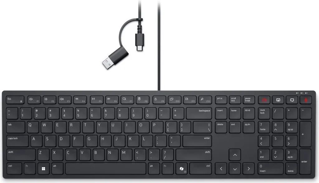 DELL KB525C/ tastiera ungherese/ USB/ nero