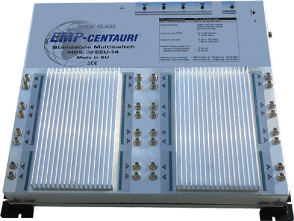 EMP Centauri MS5/32 EEU-14 Multischalter 5in/32 out mit Netzteil, terr passiv