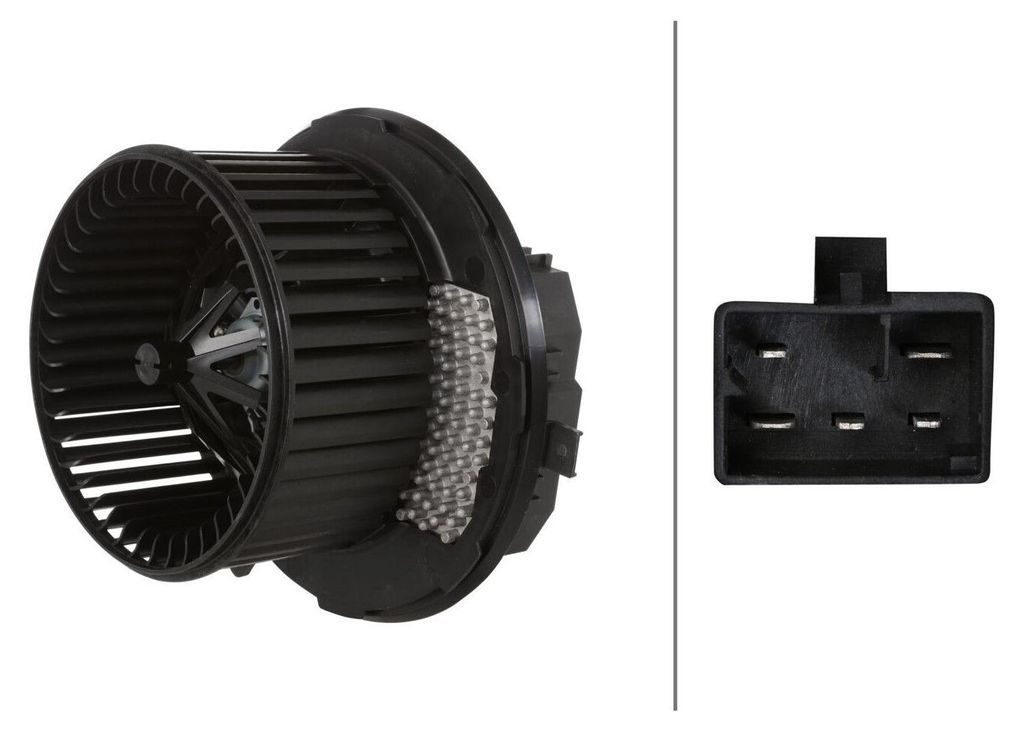 HELLA 8EW 366 400-411 Gebläsemotor Innenraumgebläse für VW Produktbild 