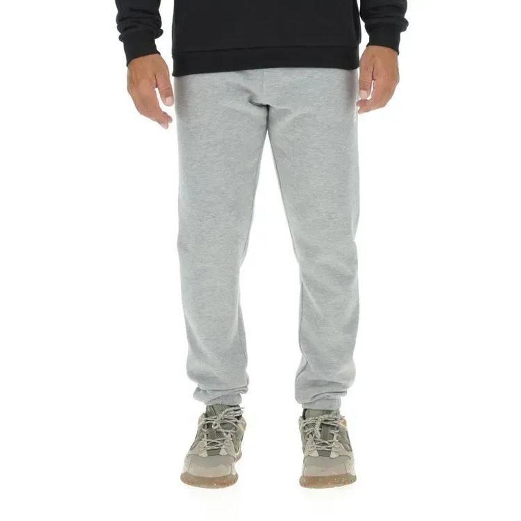 JEEP Herren Jogginghose O103215GR - Hellgrau mit Seitentaschen und Jeep-Logo GR. L