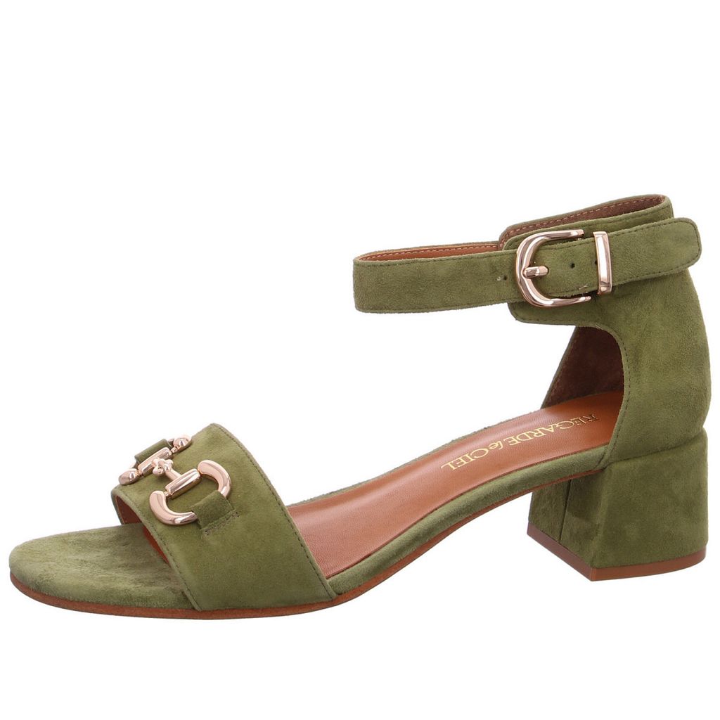 regarde le ciel Sandalette Grün