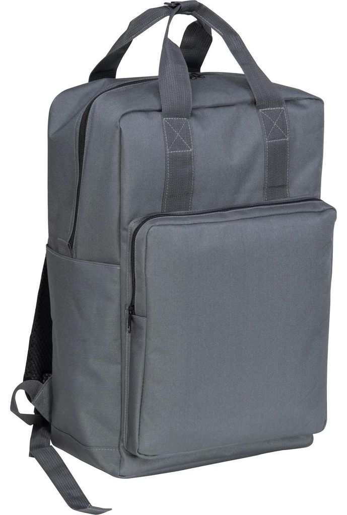 Rucksack mit Laptopfach und Zusatzfächern / aus RPET  / Produktbild 