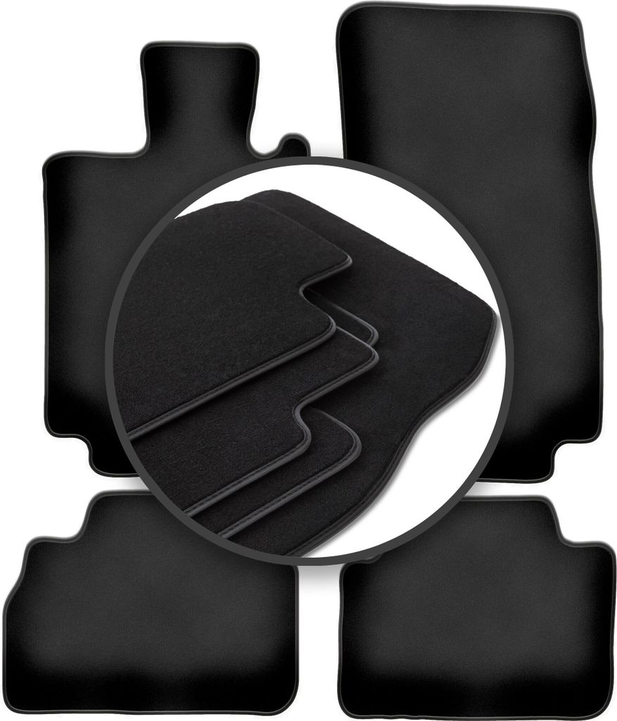 Premium Autoteppiche für: Mercedes S W220 Limousine kurz (1998-2005)