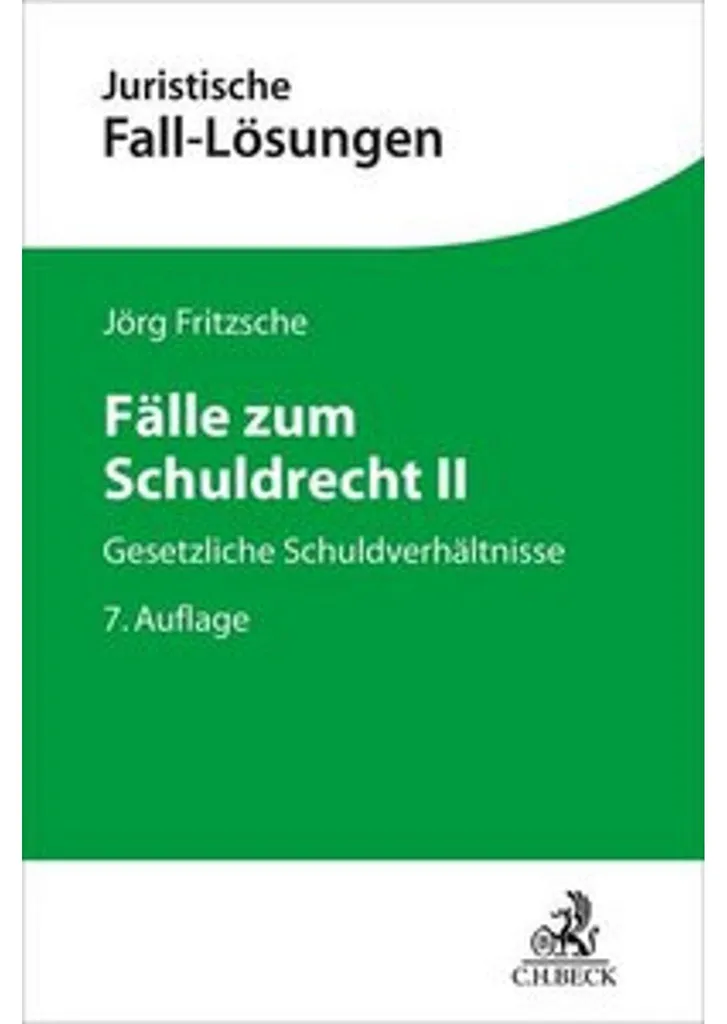 Fälle zum Schuldrecht II - Recueil de Cas Pratiques Droit des Obligations