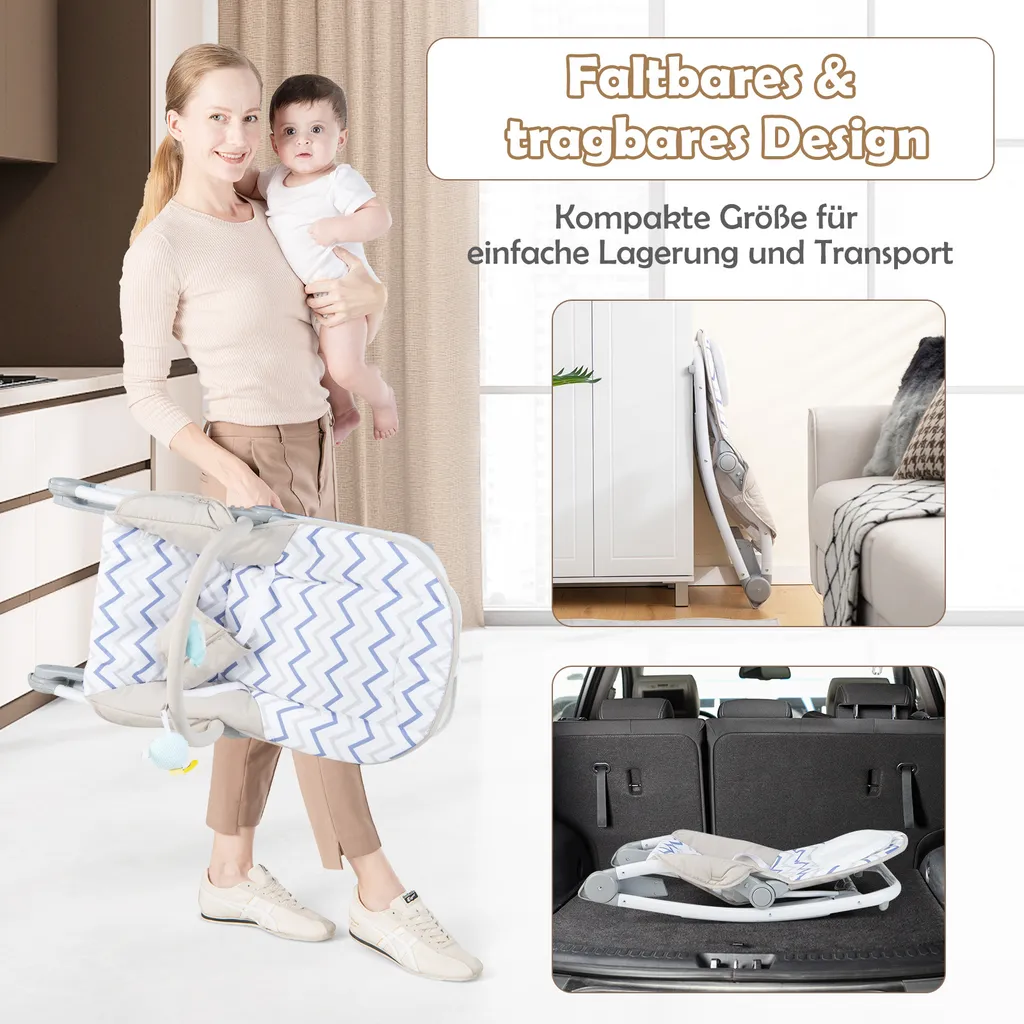 Balançoire Bébé Gain de Place Pliable : Solution pour Petits Espaces - 7