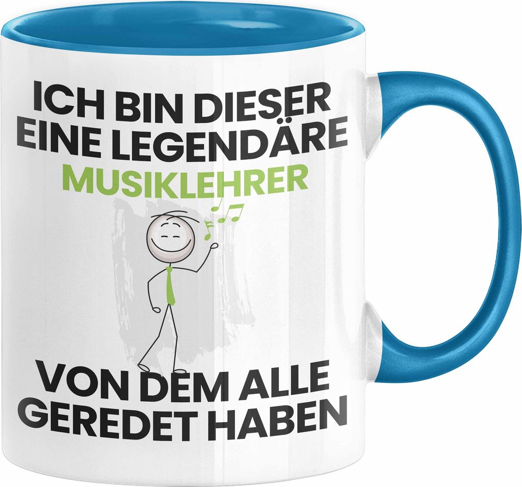 Musiklehrer Geschenk Tasse Lustige Geschenkidee Geburtstag für Musiklehrer Ich Bin Dieser Legendäre Musiklehrer Von Dem Alle Geredet Haben Kaffee...