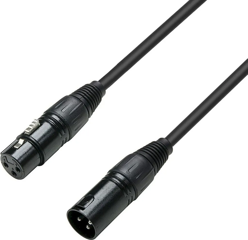Adam Hall Cables 3 STAR DMF 0050 - Cavo DMX 3 poli XLR femmina x 3 poli XLR maschio | 0,5 m