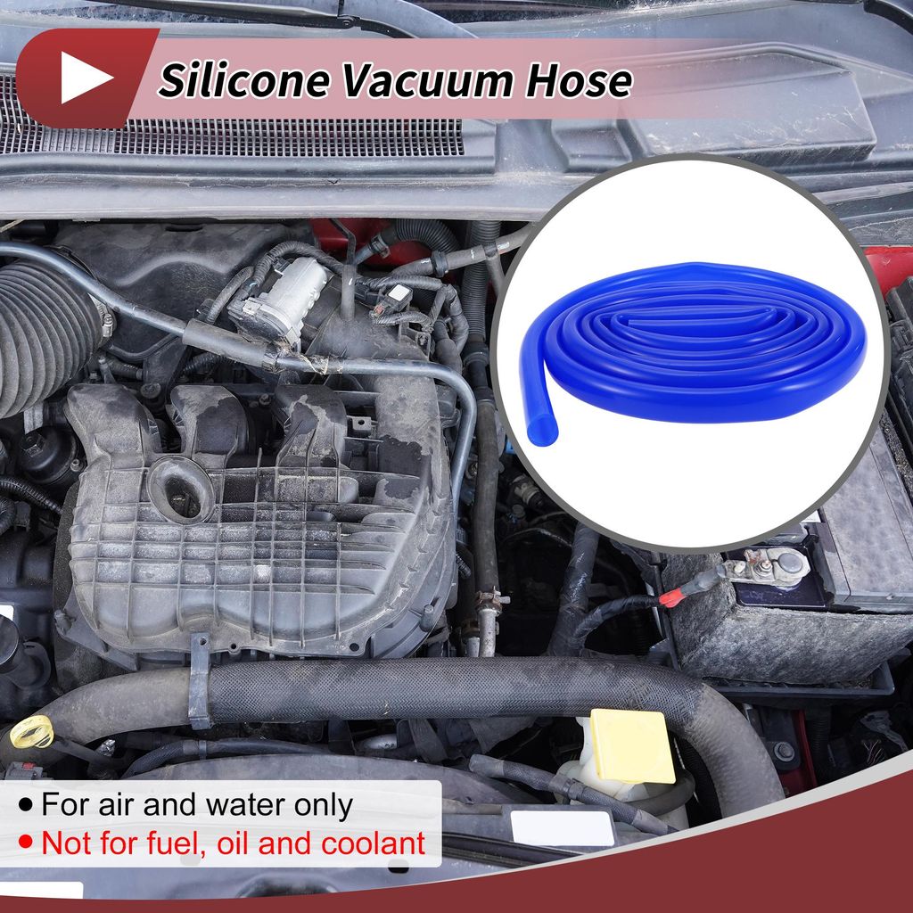1 Stück für Luft- und Wassersilikon-Vakuumschlauch Hochtemperatur-Automobil-Vakuumschlauch 10Ft 11/16" 18mm ID 2,5mm Dicke Blau 130PSI Maximaldruck