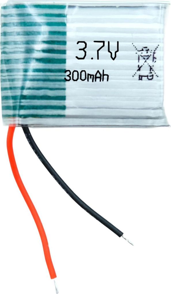 Akku 3,7V / 402025 / 300mAh / Li-Po / ohne Stecker / für Drohnen RC Autos RC Flugzeuge RC Boote