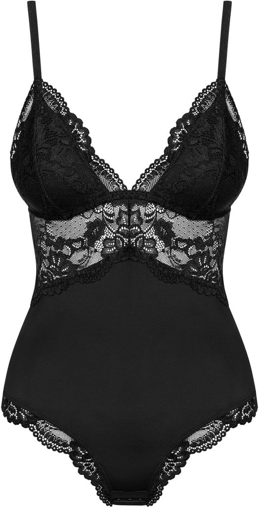 Verführerischer Spitzenbody Schwarz L/XL - Obsessive Produktbild 