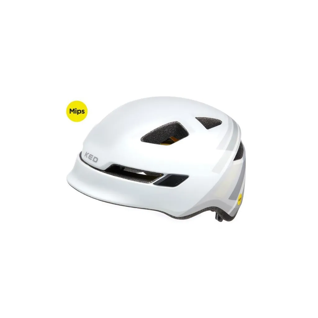 Casque vélo enfant KED POP 2021 gris - Taille M 52-56 cm de sécurité