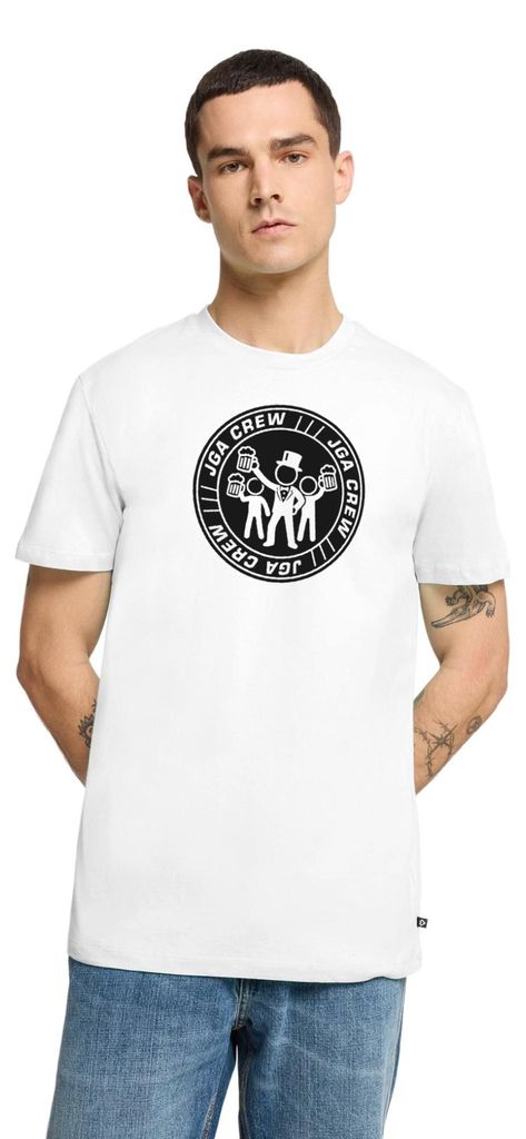Spreadshirt JGA Männer | JGA Crew Männer Premium T-Shirt, M, Weiß