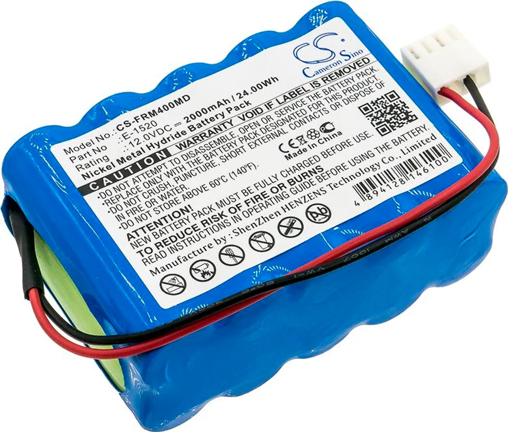 Batterie Techtek pour Fresenius Argus 400 et Codan Argus 707 V Infu