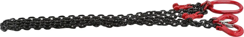 Élingue chaîne 2 brins réglable 8mm pour grue et manutention 4,75t 2m