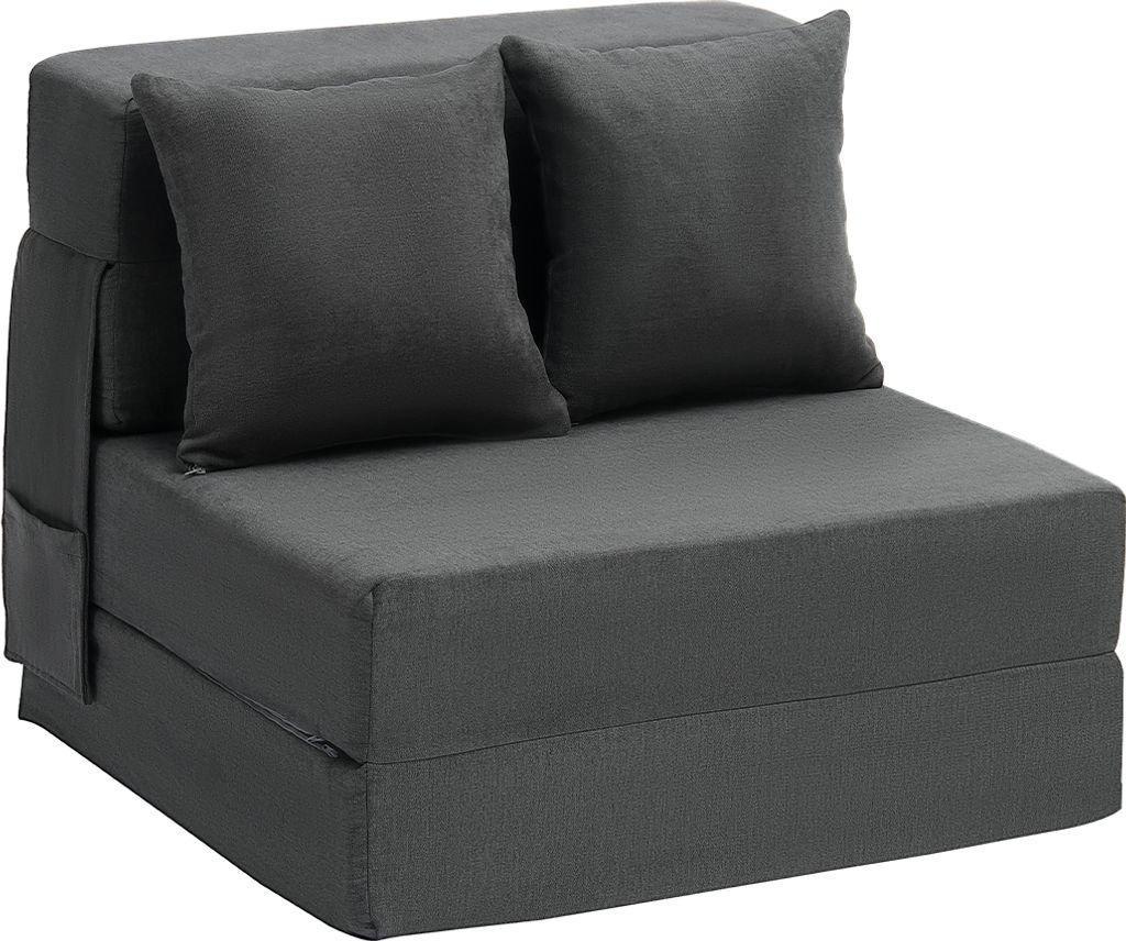VEVOR 3 in 1 Klappsofa faltbares Schlafsofa mit 2 Kissen & Produktbild 