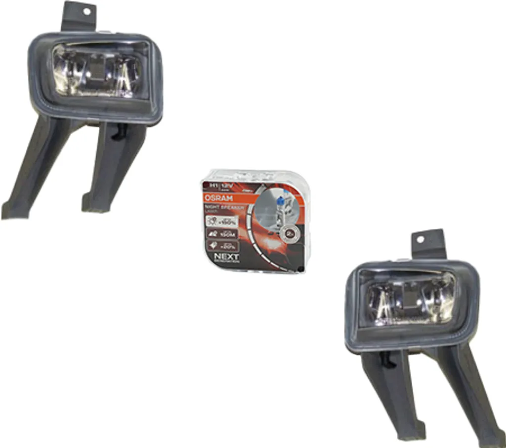 Kit projecteurs antibrouillard avant Opel Astra F avec Osram Laser H3
