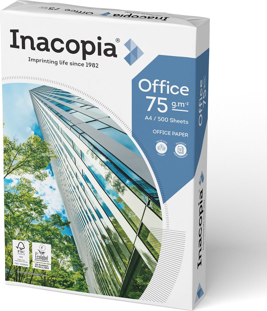 1000 Inacopia Office PAPIER Markenpapier A4 weiß Produktbild 1