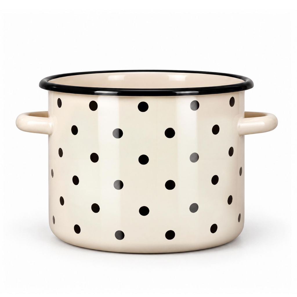Kuketo | Casserole en émail 4,5 L avec poignées - Induction Image du produit 