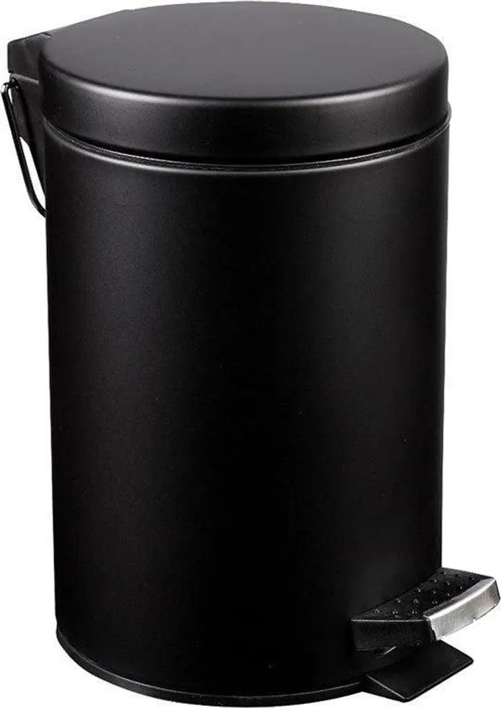 Poubelle en inox noir 20L Ø 29 cm : design robuste avec seau intérieur