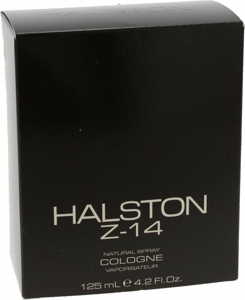 A black box of Halston Z-14 cologne.