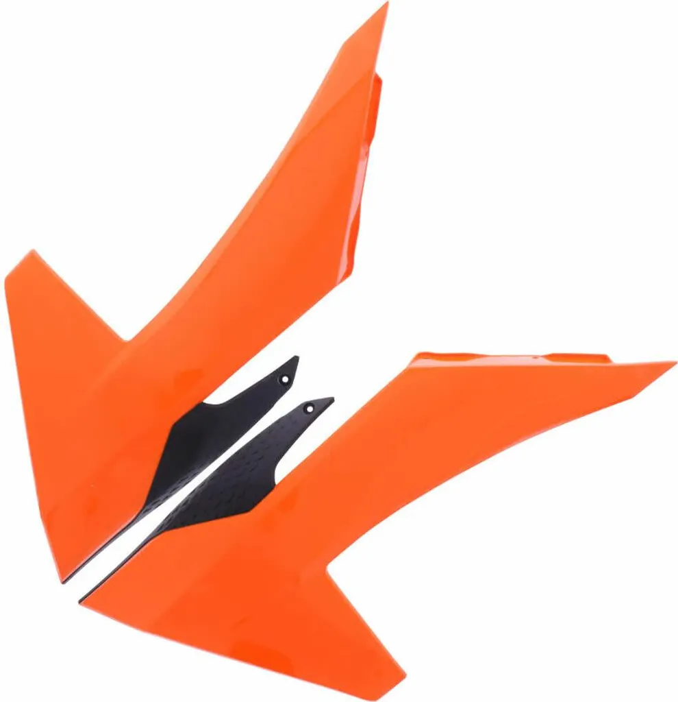 Plastiques de radiateur Polisport bicolores pour moto KTM SXF