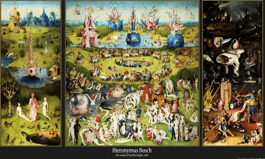 Hieronymus Bosch Kunstdruck Bild - Der Garten Der Lüste, Produktbild 