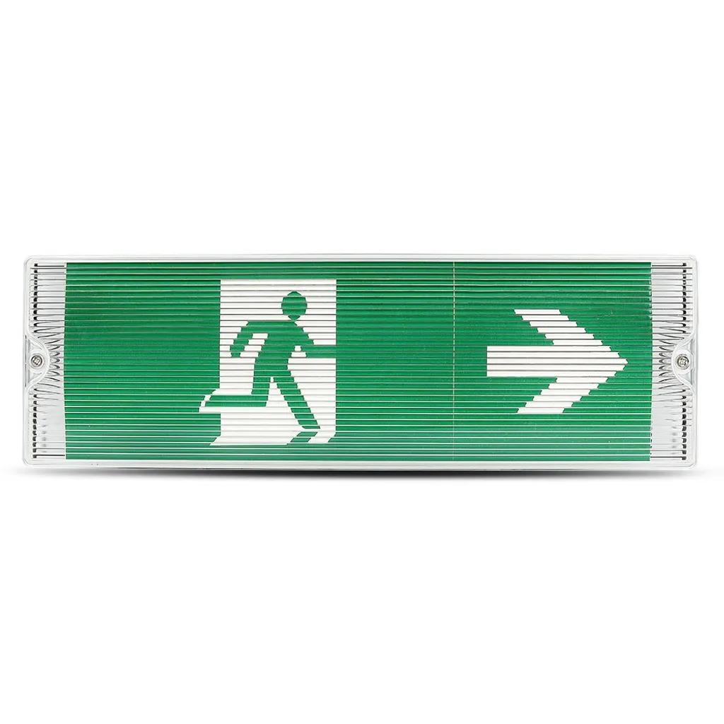 Éclairage de secours LED pour issue de secours avec flèche sortie 3W