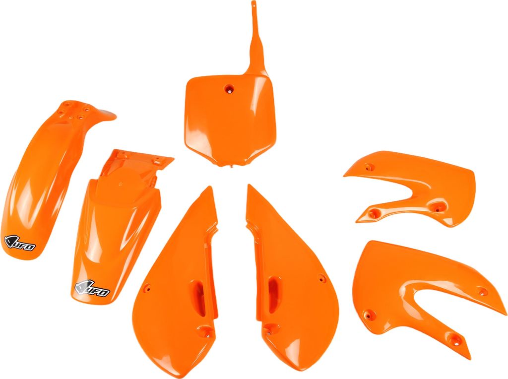 Verkleidungskit UFO PLAST 7-teilig Verkleidungssatz Kunststoff, Farbe:orange OEM