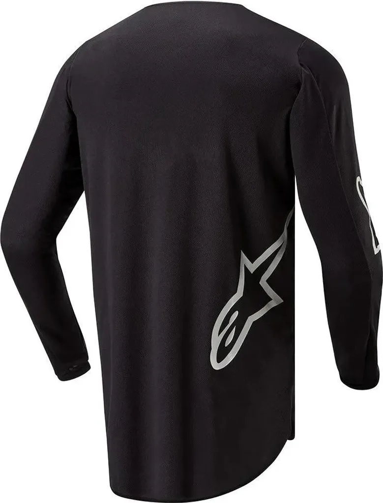 Maillot moto cross Alpinestars Fluid Graphite noir léger L - 8