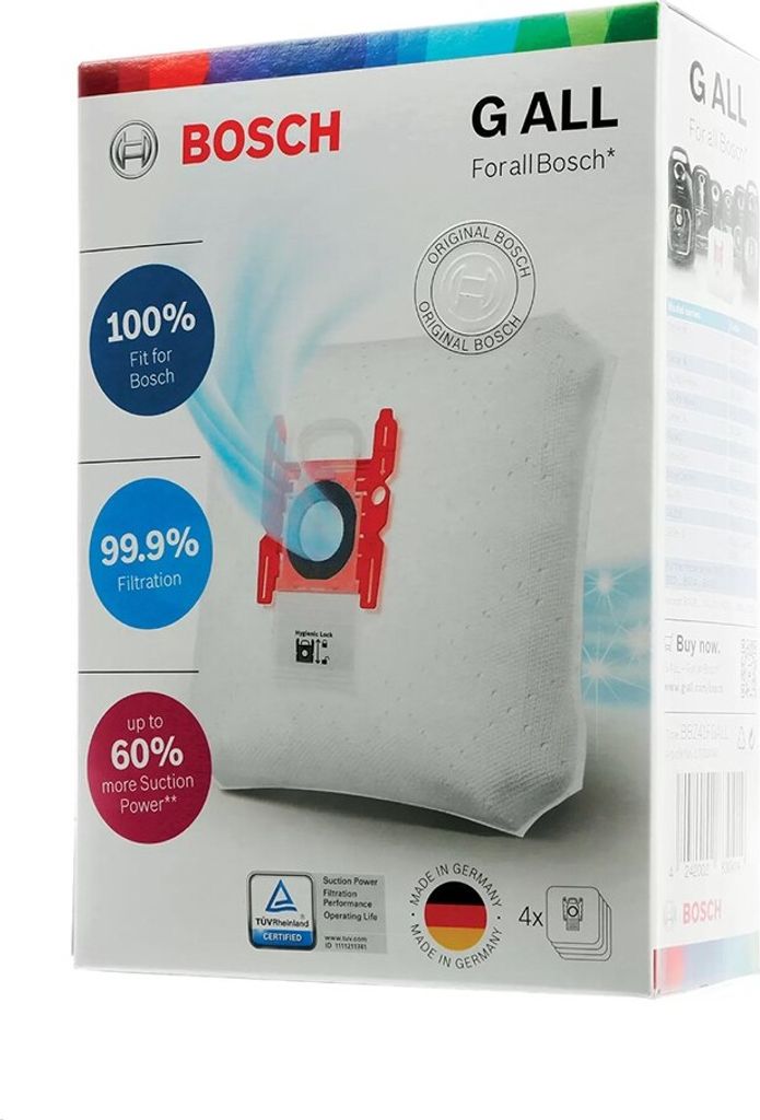 Bosch 17003048 Typ: G ALL 4x worki do odkurzaczy pionowych Zdjęcie produktu 21