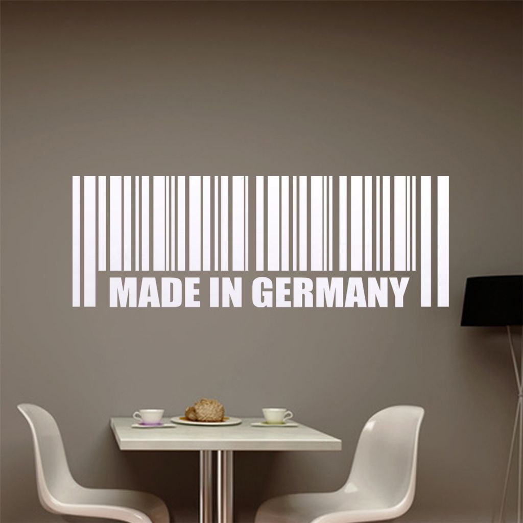 Germany Wandtattoo in 6 Größen - Wandaufkleber Wall Sticker - Dekoration, Küche, Wohnzimmer, Schlafzimmer, Badezimmer