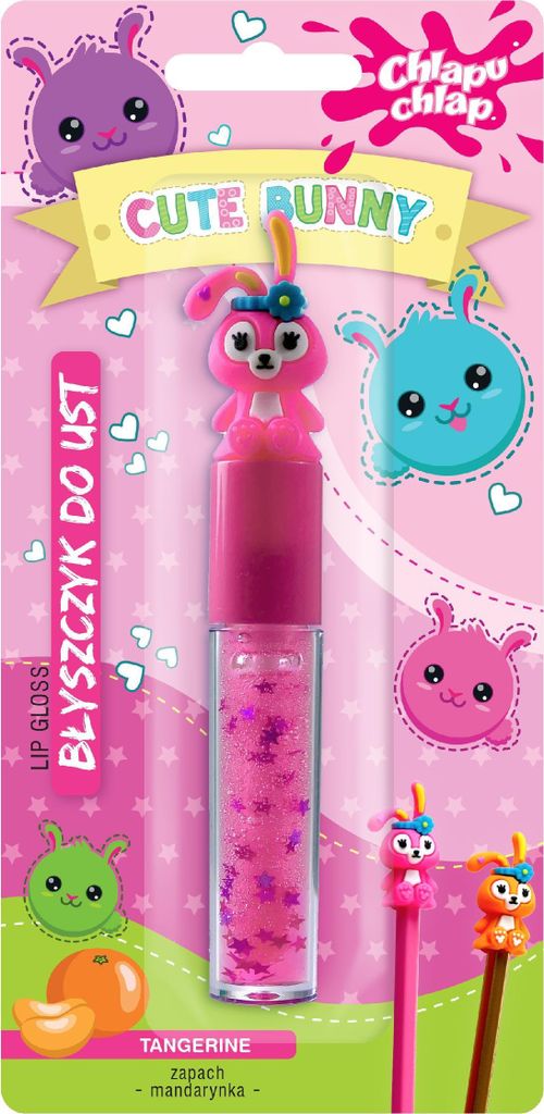 CHLAPU CHLAP Niedlicher Hasen-Lipgloss - Mandarine, 1 Stck