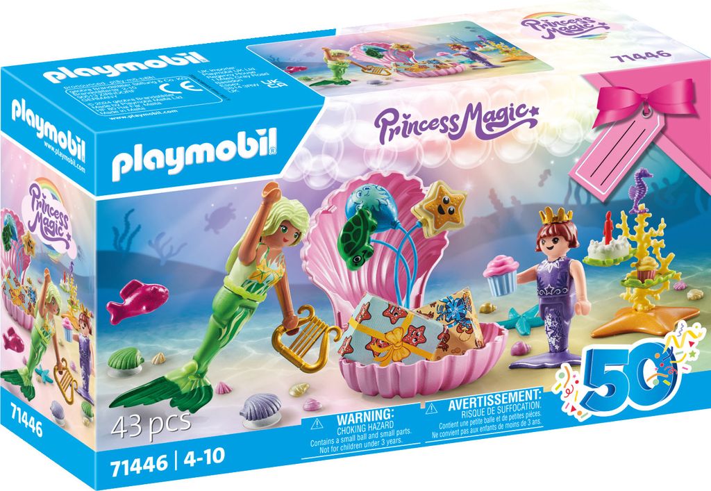 PLAYMOBIL Princess Magic 71446 Meerjungfrauen-Geburtstagsparty