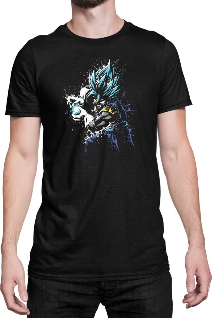 Herren T-Shirt Dragon Anime Manga Ball Z Goku 14, Man M / Schwarz