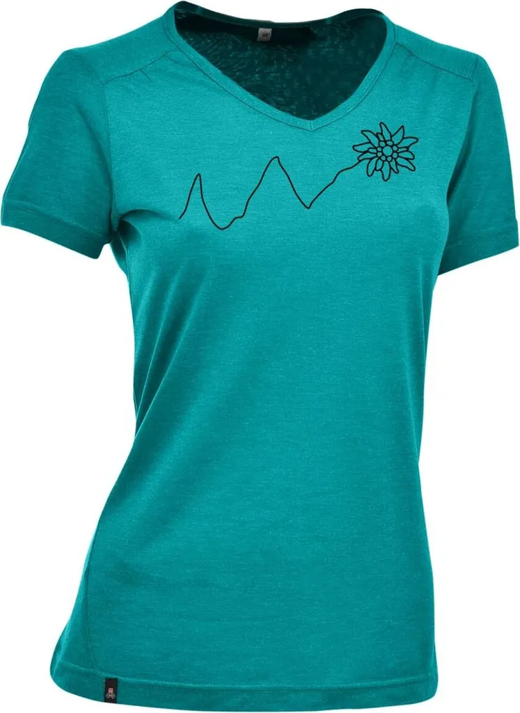 T-shirt anti-frottement Maul Eifelsteig vert pour rando sans sueur