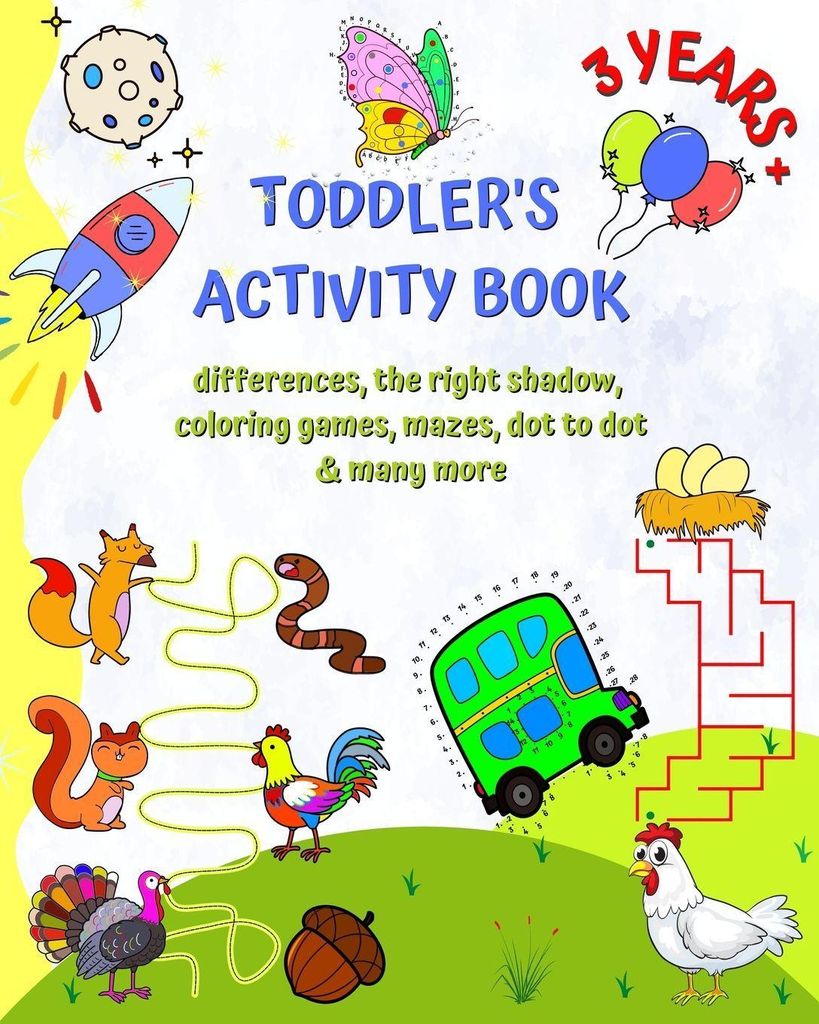 Kim, M: Toddler's Activity Book 3 Years +