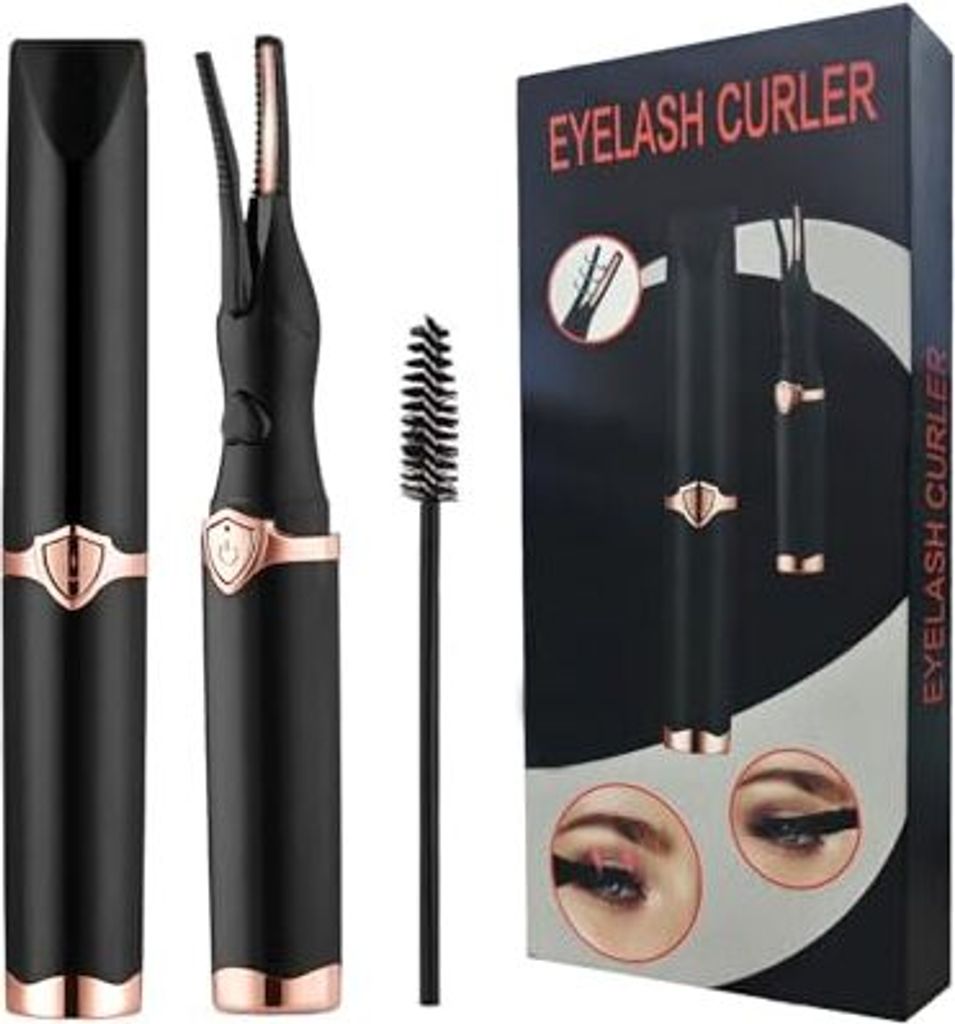 Erhitzte Wimpern-Helller, elektrische 2-in-1-wiederaufladbare USB-Lockenmodi, Make-up-Werkzeug Frauen