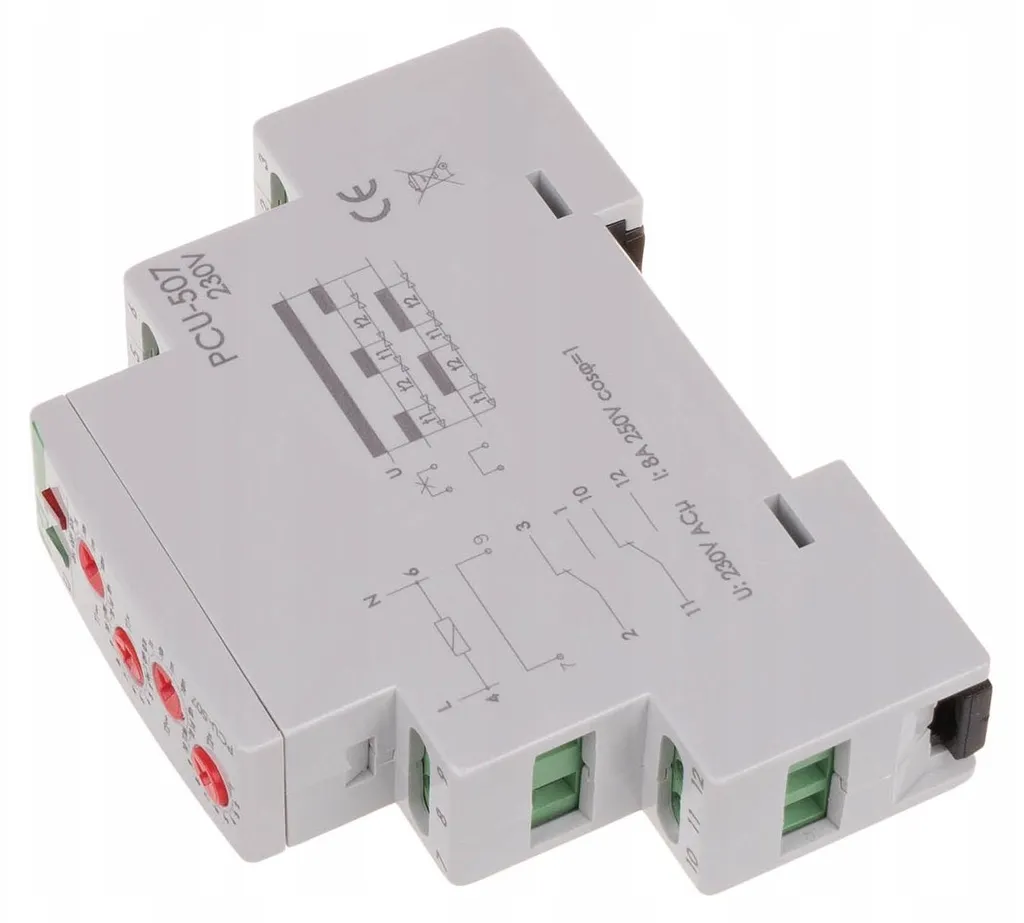 Relais temporisé PCU-507 : solution pour cycles automatiques 230V