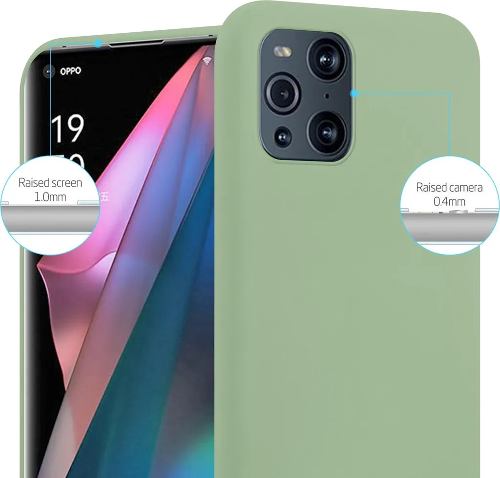 Mixroom - Cover Custodia Case In TPU Silicone Morbida Sfondo Trasparente Per Oppo Find X3 Lite Fantasia Iniziali Lettera L con fiori