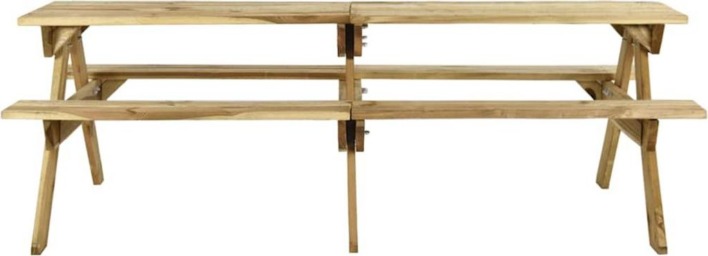 vidaXL Piknikový stůl s lavicemi 220x122x72 cm Impregnované Obrázek produktu 