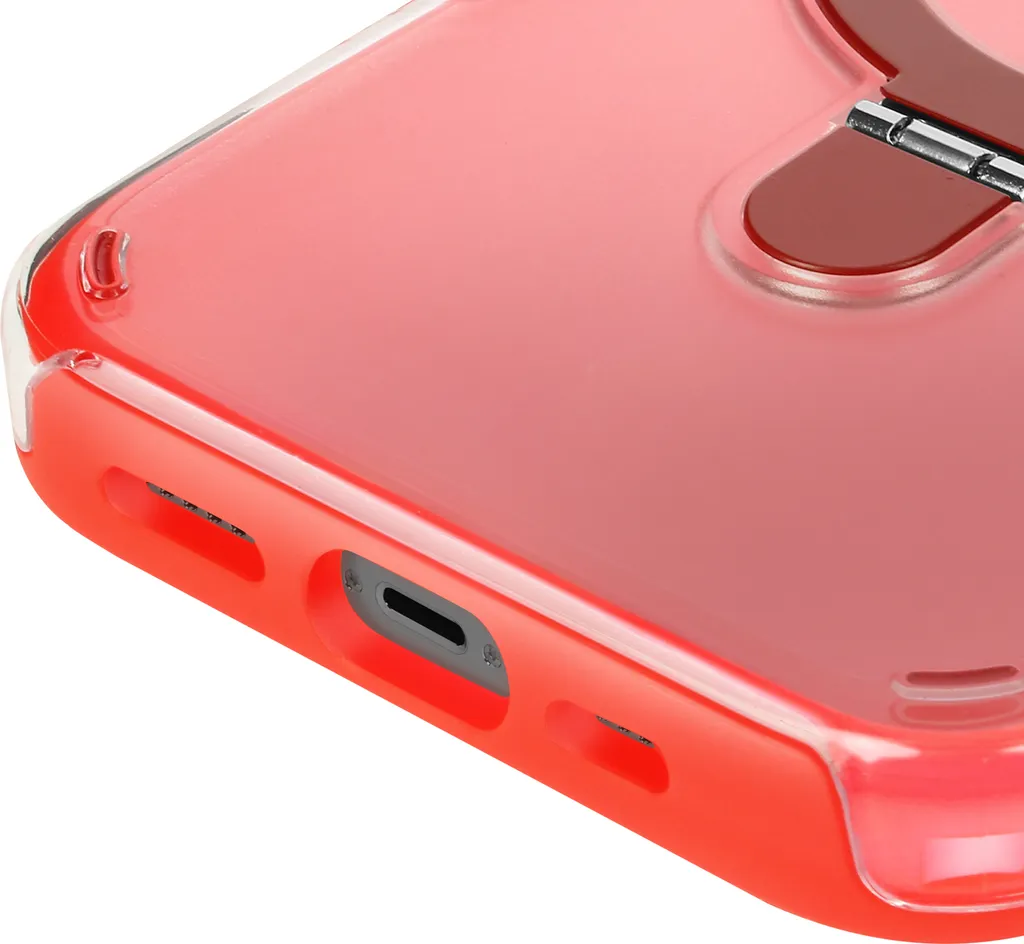 Custodia Avizar iPhone 15 Pro Max Rosso: MagSafe e Supporto Antiurto - 2