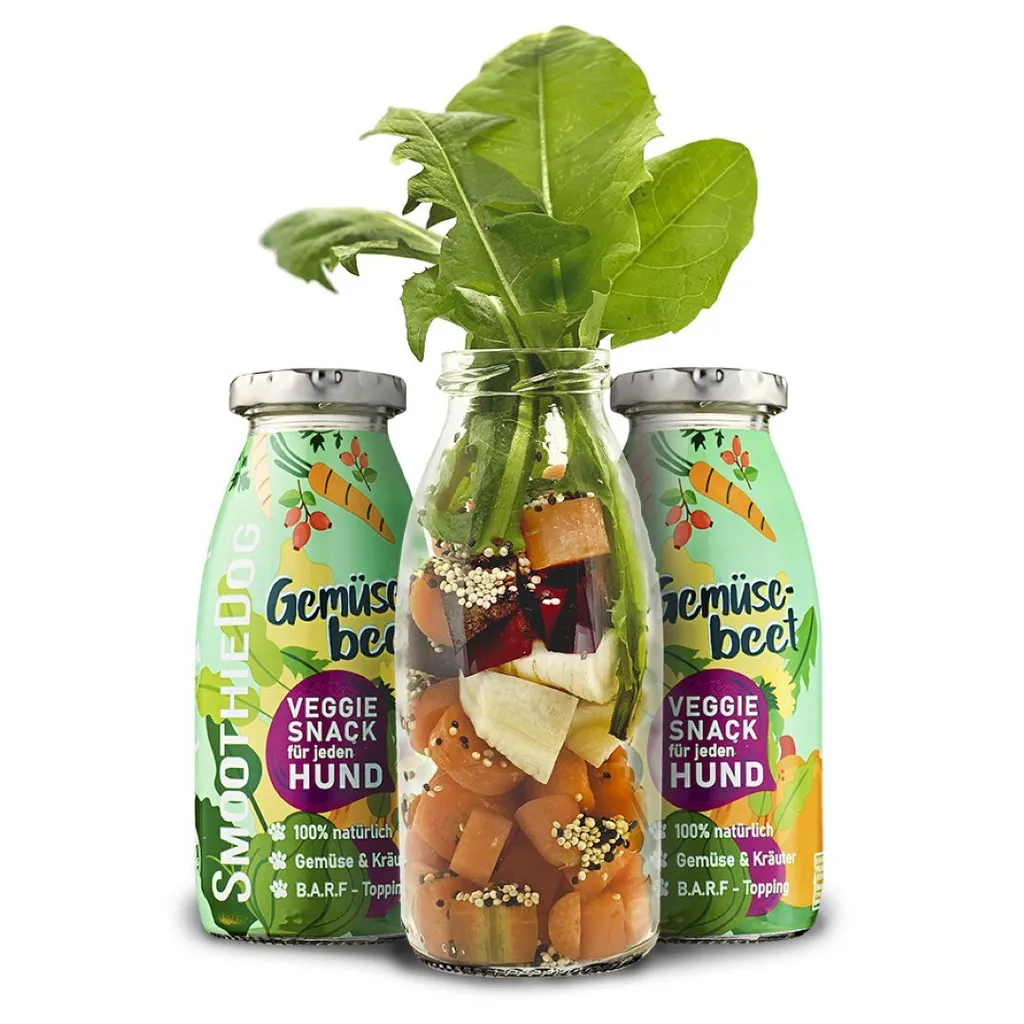 Smoothie Végétarien pour Chiens Difficiles - Aide la Digestion Sensible - 3